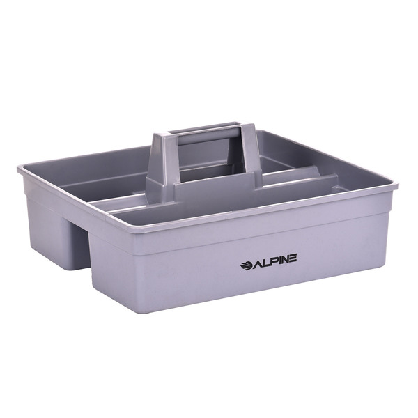 Alpine Industries Plastic Cleaning Caddy, 3-Compartment 486-L